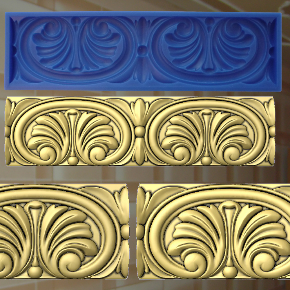 silikonform zierprofil volutenornament klassisch silikonform zierprofil volutenornament klassisch
